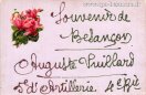 Carte postale ancienne - Souvenir de Besançon - Auguste Vuillard - 5e d'Artiller...