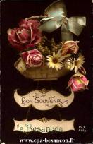 Carte postale ancienne Besançon - DIX - 881/2 - BON SOUVENIR de Besançon
