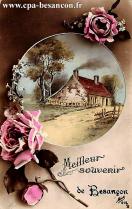 Carte postale ancienne Besançon - Mug - 618/5 - Meilleur souvenir de Besançon
