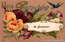 Carte postale ancienne - Une Pensée de Besançon