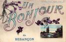 Carte postale ancienne - UN BONJOUR de BESANÇON