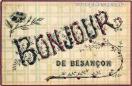 Carte postale ancienne - BONJOUR DE BESANÇON