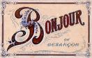 Carte postale ancienne Besançon - V.P.F - BONJOUR DE BESANÇON
