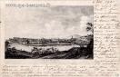 Carte postale ancienne - 1ERE VUE DE BESANÇON, prise de dessus le pont de Brigit...