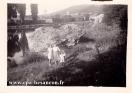 Carte postale ancienne - BESANÇON - Les Rochers dans le Doubs au bas de Chaudann...