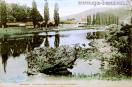 Carte postale ancienne - BESANÇON - Les Rochers dans le Doubs, au bas de Chaudan...