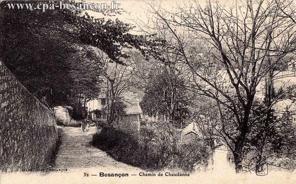 Besançon chemin de chaudanne
