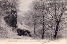 Carte postale ancienne - BESANÇON, en temps de Neige - Le Chemin de Chaudanne