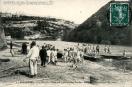 Carte postale ancienne - 5 - BESANÇON - 4me Génie - Pont par Conversion. Après l...
