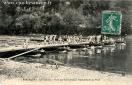 Carte postale ancienne - 11 - BESANÇON. - 4me Génie - Pont par Conversion. Repli...