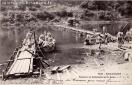 Carte postale ancienne - 3030 - BESANÇON - Manœuvre de Pontonniers sur le Doubs