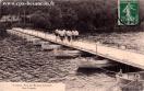 Carte postale ancienne - 4e Génie - Pont par Bateaux successifs - Pont Complet
