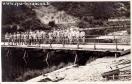 Carte postale ancienne - BESANÇON - Soldats du 4e Génie à la Gare d'Eau - Le 24 ...