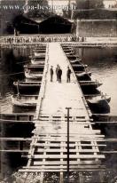 Carte postale ancienne - Besançon - 4me Génie - Pont par conversion sur le Doubs...