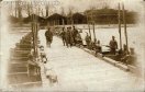 Carte postale ancienne - Besançon - 4me Génie - Pont par conversion sur le Doubs...