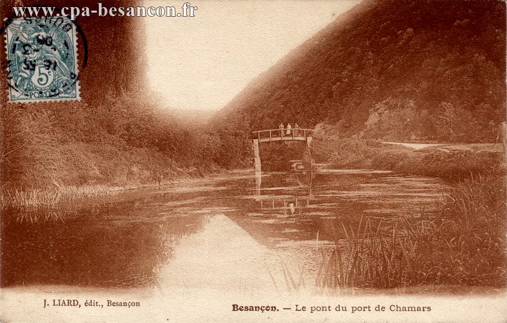 Besançon le pont du port de chamars