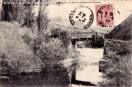 Carte postale ancienne - BESANÇON - Le Pont de la Gare d'Eau de Chamars. La Cita...