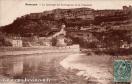 Carte postale ancienne - Besançon - Le barrage de Tarragnoz et la Citadelle