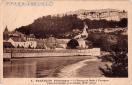 Carte postale ancienne - 8. BESANÇON Pittoresque - Le Barrage du Doubs à Tarragn...