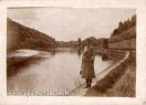 Carte postale ancienne - BESANÇON - Les remparts de la Gare d'Eau et le barrage