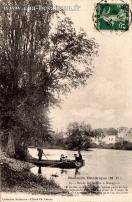 Carte postale ancienne - Besançon Historique (M. D.) - 63. - Bords du Doubs à Ma...