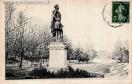 Carte postale ancienne - BESANÇON - Statue du Général Pajol - Promenade Chamars
