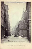 Carte postale ancienne Besançon - Trémolières - BESANÇON. - Le haut de la Grande Rue