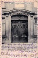 Carte postale ancienne - 144 - BESANÇON - Porte de l'Hôtel de Clermont, Gde-Rue,...