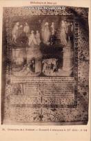 Carte postale ancienne - Bibliothèque de Besançon - 26. Chroniques de J. Froissa...