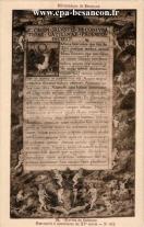 Carte postale ancienne - Bibliothèque de Besançon - 28. Œuvres de Sallustre - Ma...