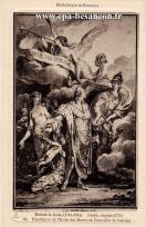 Carte postale ancienne - Bibliothèque de Besançon - Moreau le Jeune (1741-1814) ...