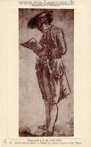 Carte postale ancienne - Bibliothèque de Besançon - Fragonard J.-J.-H. (1733-180...