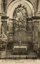 Carte postale ancienne - 15. - BESANÇON HISTORIQUE. - Choeur de l'Eglise Saint-M...