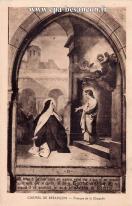 Carte postale ancienne Besançon - M. Lescuyer - CARMEL DE BESANÇON - Fresque de la Chapelle