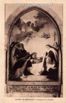 Carte postale ancienne Besançon - M. Lescuyer - CARMEL DE BESANÇON - Fresque de la Chapelle