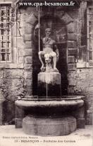 Carte postale ancienne - 15 - BESANÇON - Fontaine des Carmes