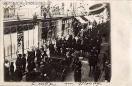 Carte postale ancienne - Besançon - Le cortège du Président Fallières, en 1910, ...
