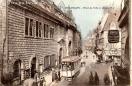 Carte postale ancienne - BESANÇON - Hôtel-de-Ville et Grande Rue