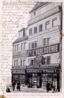 Carte postale ancienne - BESANÇON - Maison Em. Piguet, Place St-Pierre