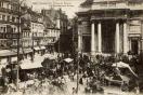 Carte postale ancienne - 360 - BESANÇON - Place St Pierre - Le Marché aux fleurs