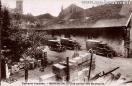 Carte postale ancienne - Epicerie Jeanney. - BESANÇON. - Une partie des Entrepôt...