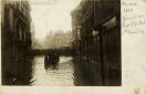 Carte postale ancienne - 20 janv_ 1910 - Grande Rue - Pont Battant - Inondations