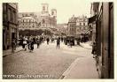Carte postale ancienne - BESANÇON - Grande rue, pont Battant et Église de la Mad...