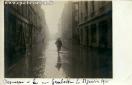 Carte postale ancienne - BESANÇON - La rue Gambetta le 21 janvier 1910