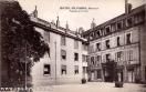 Carte postale ancienne - HOTEL DE PARIS - BESANÇON  - Façade sur Cour