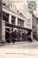 Carte postale ancienne - 555 - BESANÇON - Rue des Granges - Les Nouvelles Galeri...