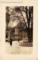 Carte postale ancienne Besançon - Ch. Leroux - 24. - BESANÇON-les-BAINS. - Promenade Granvelle
