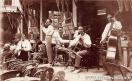 Carte postale ancienne - BESANÇON - Orchestre Bazin à la brasserie Granvelle