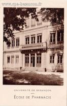 Carte postale ancienne Besançon - L. Costet - UNIVERSITÉ DE BESANÇON - ÉCOLE DE PHARMACIE - Laboratoire de Chimie et de Toxicologie