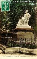 Carte postale ancienne - Excursion en Franche-Comté - 48 - BESANÇON - Statue de ...
